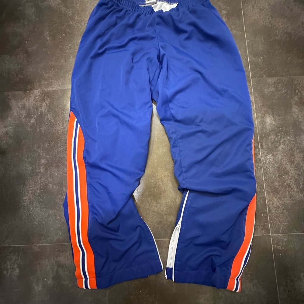 Varsity Spirit True Vintage Royal Blue Joggers with Vibrant Orange Accents